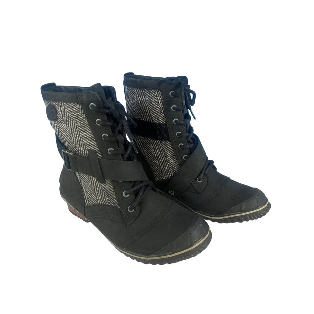 NWOB Sorel Womens Herringbone Slimboot Lace Boot Women's 10, No box - Picture 11 of 17